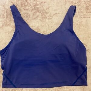 Classic Women's Swim Top in Deep Blue